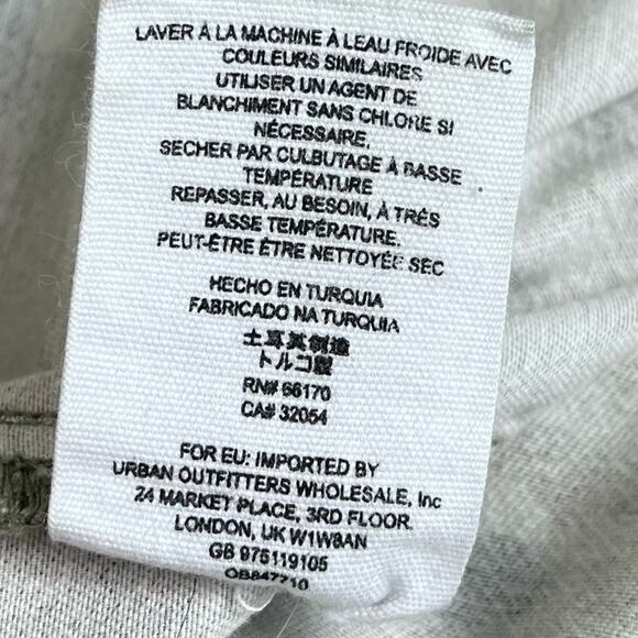 Free People Urban Outfitters Jeans Womens Size 26 Green Army Camouflage Skinny - Picture 5 of 15